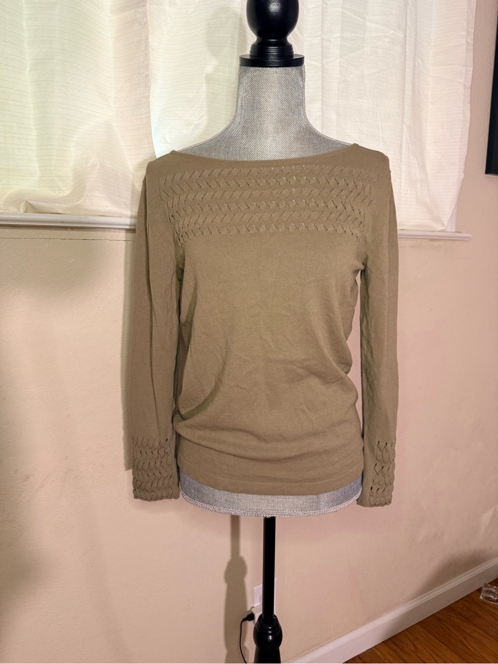 Delle Celle Olive Knit Vintage Sweater